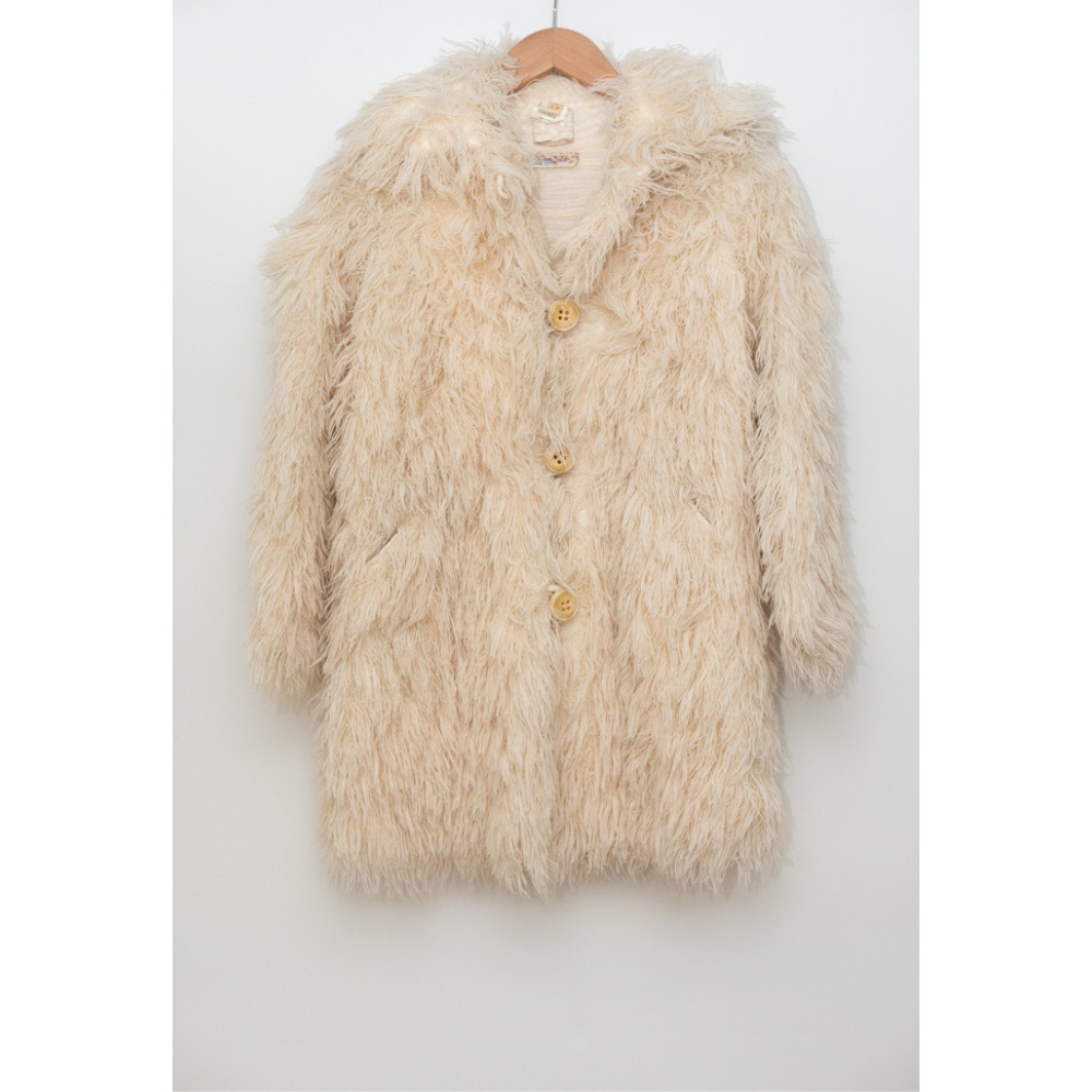 Saks Fifth Avenue Kids Faux Fur Jacket - Beige